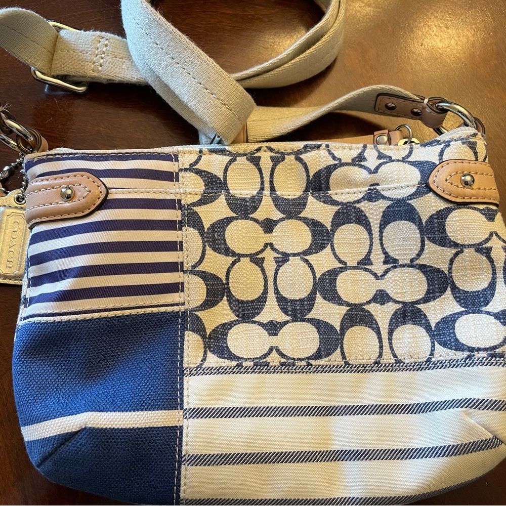 Coach daisy patchwork small shoulder/crossbody bag